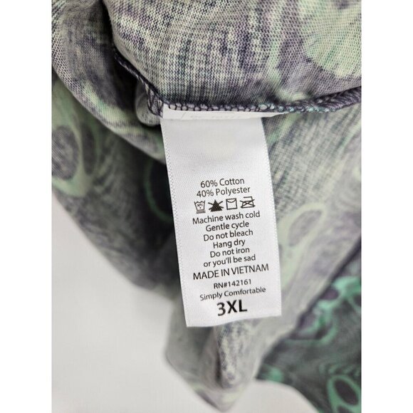 New Lularoe Disney Randy Raglan Tee Womens 3XL Jack Skellington - Picture 5 of 5